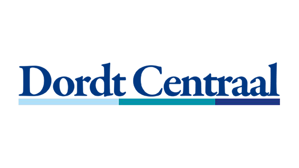 Logo krant Dordrecht - Dordt Centraal op een transparante achtergrond - 600 * 337 pixels 